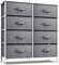 Sorbus Extra Wide Dresser Organizer With 8 Drawers - Large Storage Furniture for Bedroom, Hallway, Living Room, Nursery & Closet
